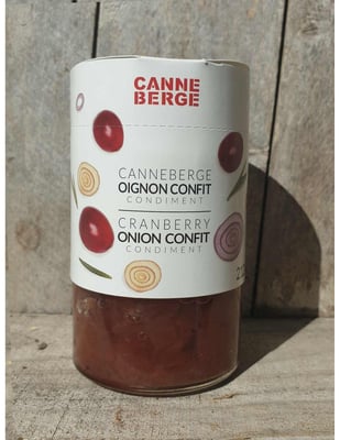 Confit d oignon et canneberge cranberries